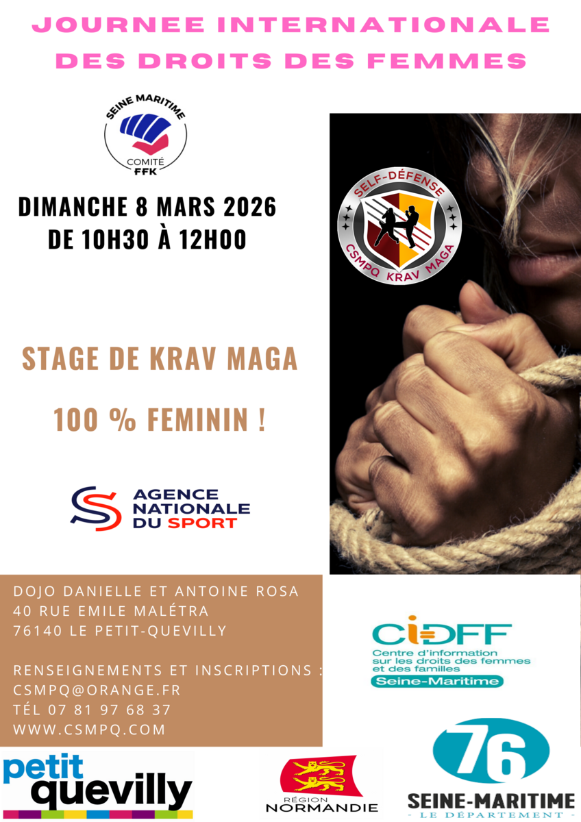 Stage de Krav Maga réservé aux femmes