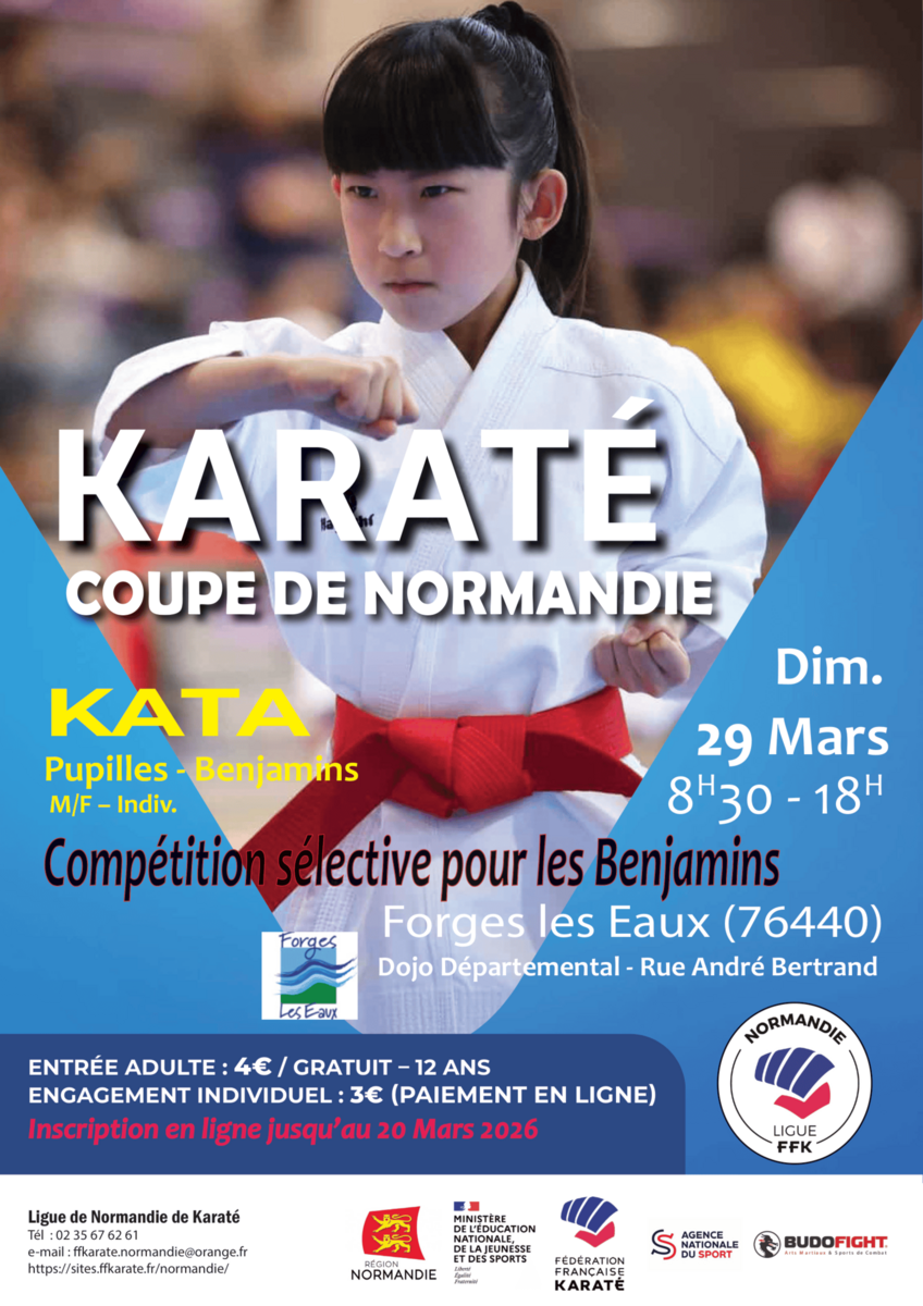 Coupe de Normandie Kata Pupilles et Benjamins