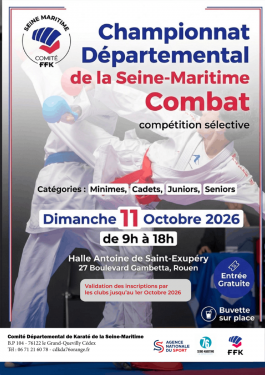 Championnat de la Seine-Maritime de karaté - Combat