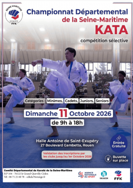 Championnat de la Seine-Maritime de karaté - Kata