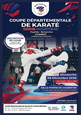 Coupe départementale de Karaté Pupilles/Benjamins - Combat F/M