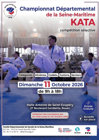 Championnat de la Seine-Maritime de karaté - Kata