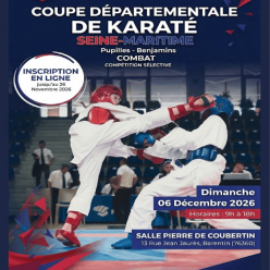 Coupe départementale de Karaté Pupilles/Benjamins - Combat F/M
